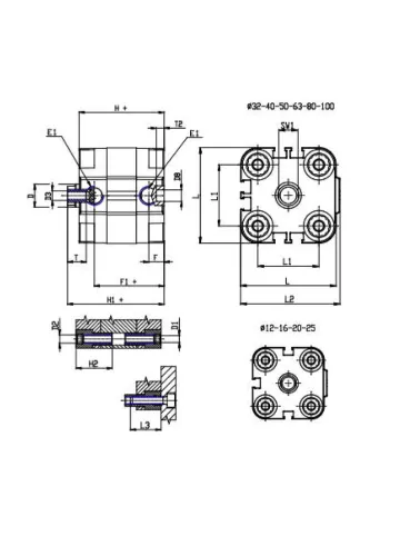 CILINDRO COMPACTO MAGN 25X40