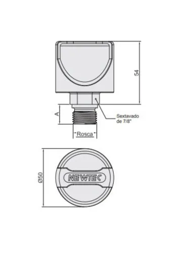 RESPIRO AR 1/2NPT 40M