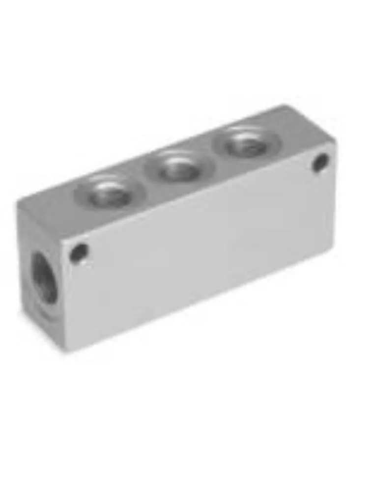 BLOCO DISTRIBUIDOR - 2X1/4 E 4X1/8