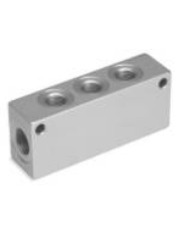 BLOCO DISTRIBUIDOR - 2X1/4 E 4X1/8