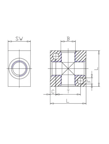 BLOCO DISTRIBUIDOR 3/8
