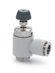 VALVULA REG FLUXO PNEUM M5 X 06M