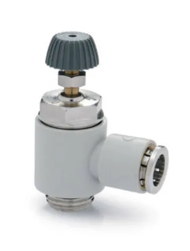 VALVULA REG FLUXO PNEUM G1/8 X 06M