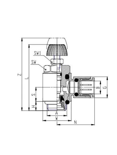VALVULA REG FLUXO PNEUM G1/8 X 06M