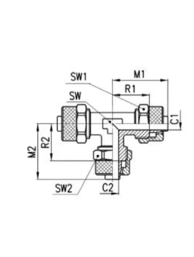 CONEXAO RAPIDA TEE IGUAL TB 06MM