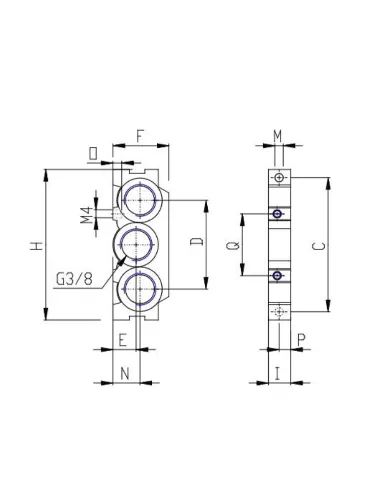 MODULO TERMINAL MANIFOLD SERIE 3