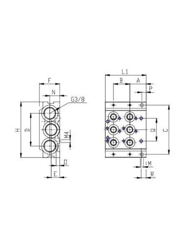 MODULO BASICO 2 VALV
