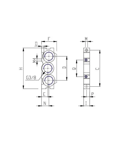 MODULO TERMINAL MANIFOLD SERIE 3