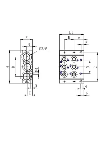 MODULO BASICO 2 VALV