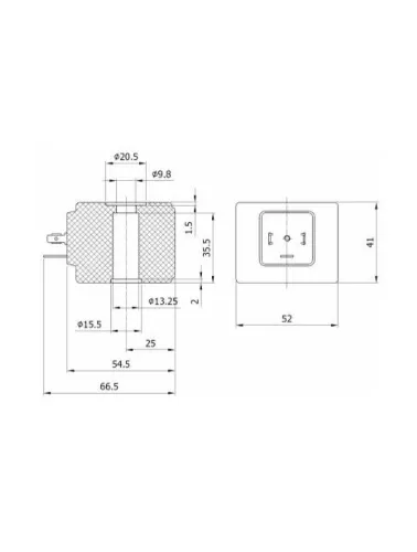 BOBINA 14W 24VCC