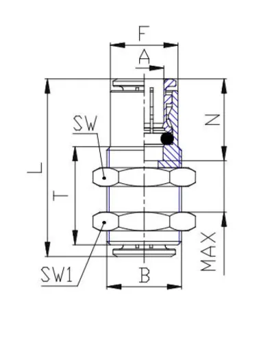 CONEXAO UNIAO PAINEL TB 10MM