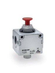 VALVULA ISOLAMENTO MANUAL 3/2 VIAS