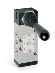 VALVULA 5/3 VIAS CFEC G1/4 ALAVANCA CENT