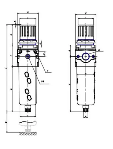 FILTRO REGULADOR PRESSAO G1/2 - 0,5 A 10 BAR