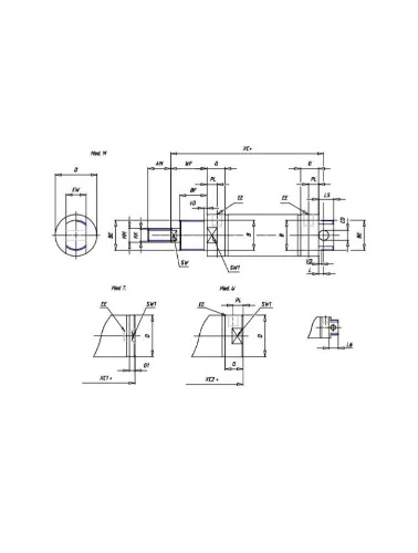 CILINDRO SERIE 27 - 32X100 - DA - MAG - EX