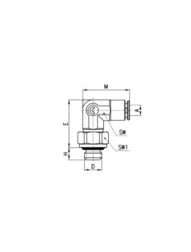 CONEXAO COTOVELO ORIENT 6XM5