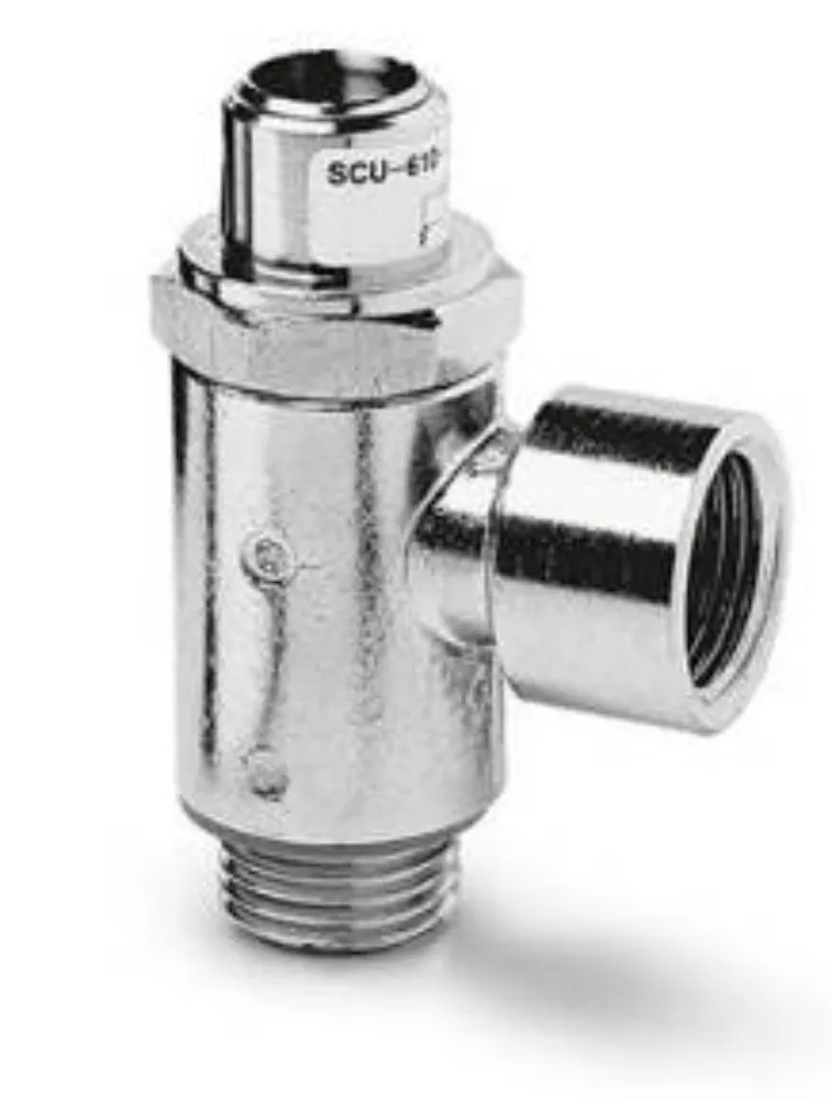 VALVULA REG FLUXO PNEUM G1/4 P/ BANJO
