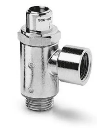 VALVULA REG FLUXO PNEUM G1/4 P/ BANJO