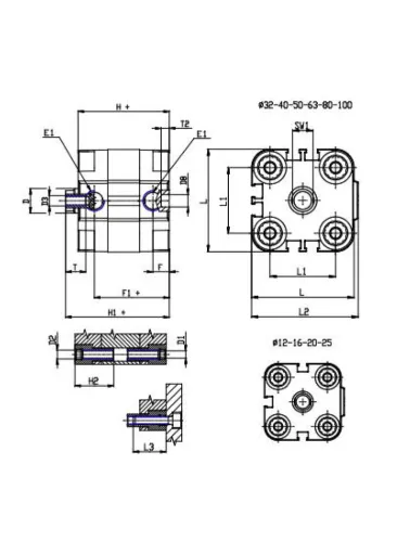 CILINDRO COMPACTO MAGN 32X50