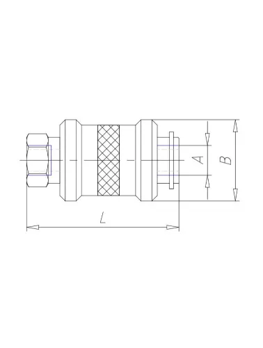 VALVULA DESLIZANTE C/ ROSCA G1/4