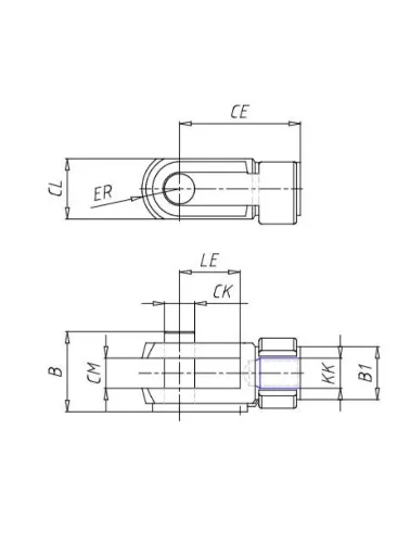 GARFO CILINDRO M20X1,5