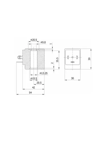 BOBINA 8W 24VCC
