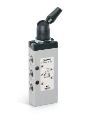 VALVULA 5/2 VIAS G1/8 AC MANUAL TRAV