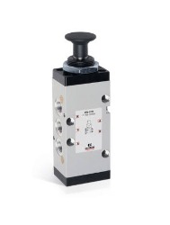 VALVULA 5/2 VIAS G1/4 BOTAO/TRAVA RPN