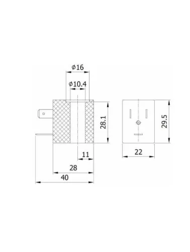 BOBINA 5W 220VAC