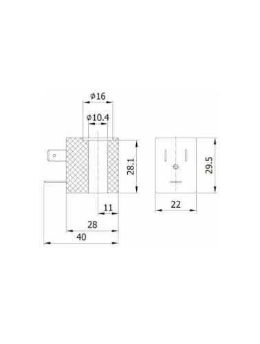 BOBINA 11VA 24CA
