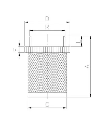 FILTRO P/ VALVULA RETENCAO 3121/3122 1