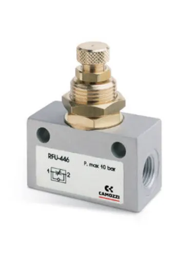 REGULADOR FLUXO PNEUM UNIDIRECIONAL G1/2
