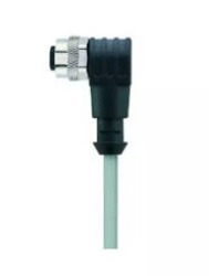 CONECTOR M12 C/ LED ANGULAR F 4 PINOS