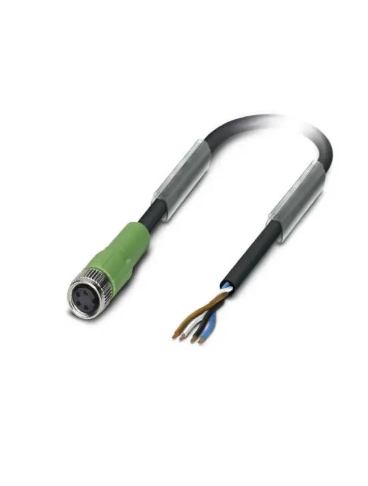 CONECTOR M8 ANGULAR F 4 PINOS