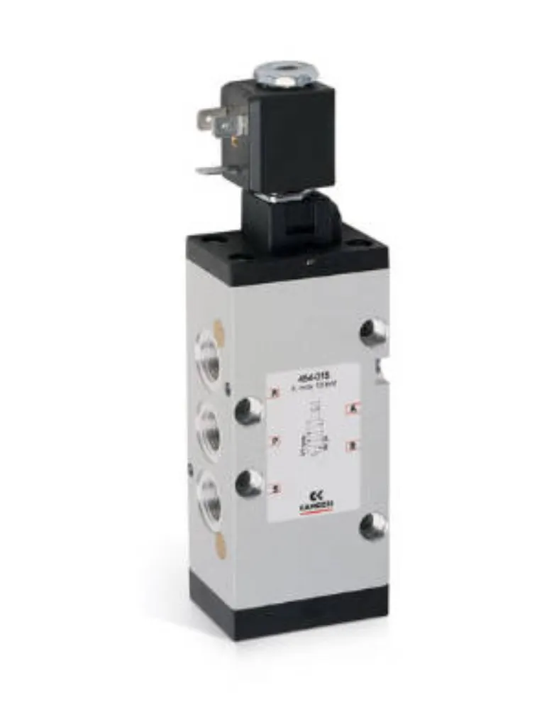 VALVULA 5/2 VIAS G1/4 SIMPLES SOLENOIDE