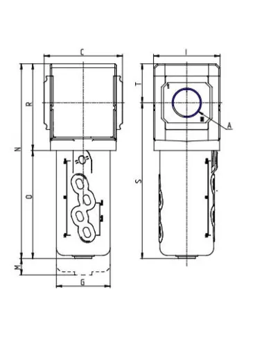 FILTRO DE CARVO ATIVADO MX2 G1/2