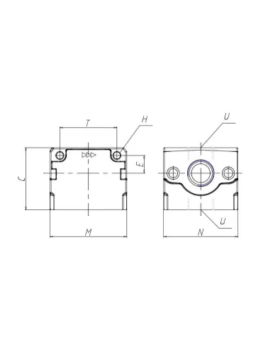 BLOCO DISTRIBUIDOR G1/4