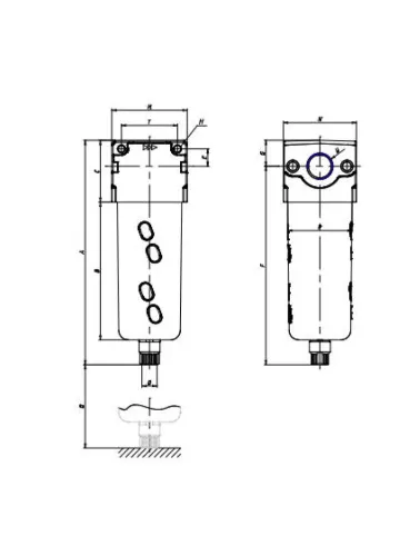FILTRO G1/4 - 10BAR 25 MICRONS