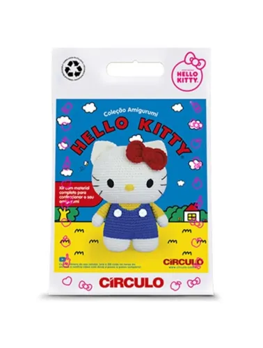 0001 KIT CIRCULO AMIGURUMI HELLO KITTY