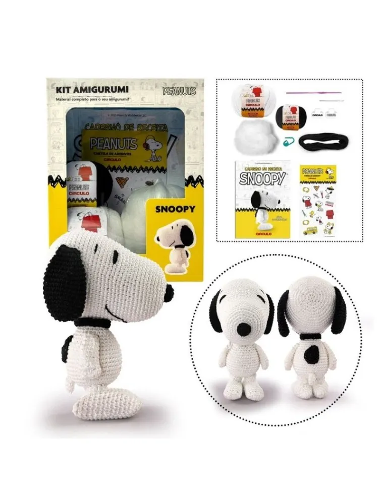 0001 KIT CIRCULO AMIGURUMI SNOOPY