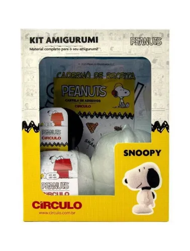 0001 KIT CIRCULO AMIGURUMI SNOOPY