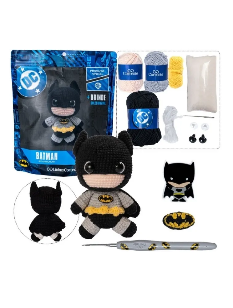 0DCBA KIT AMIGURUMI COATS BATMAN
