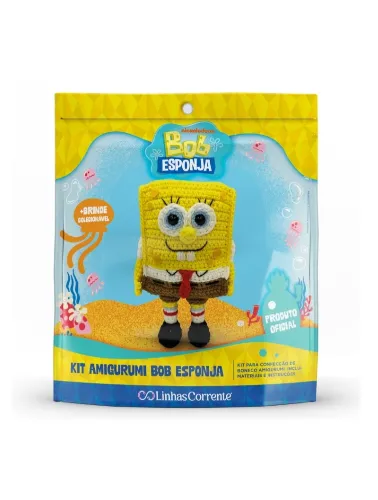000BE KIT AMIGURUMI COATS BOB ESPONJA