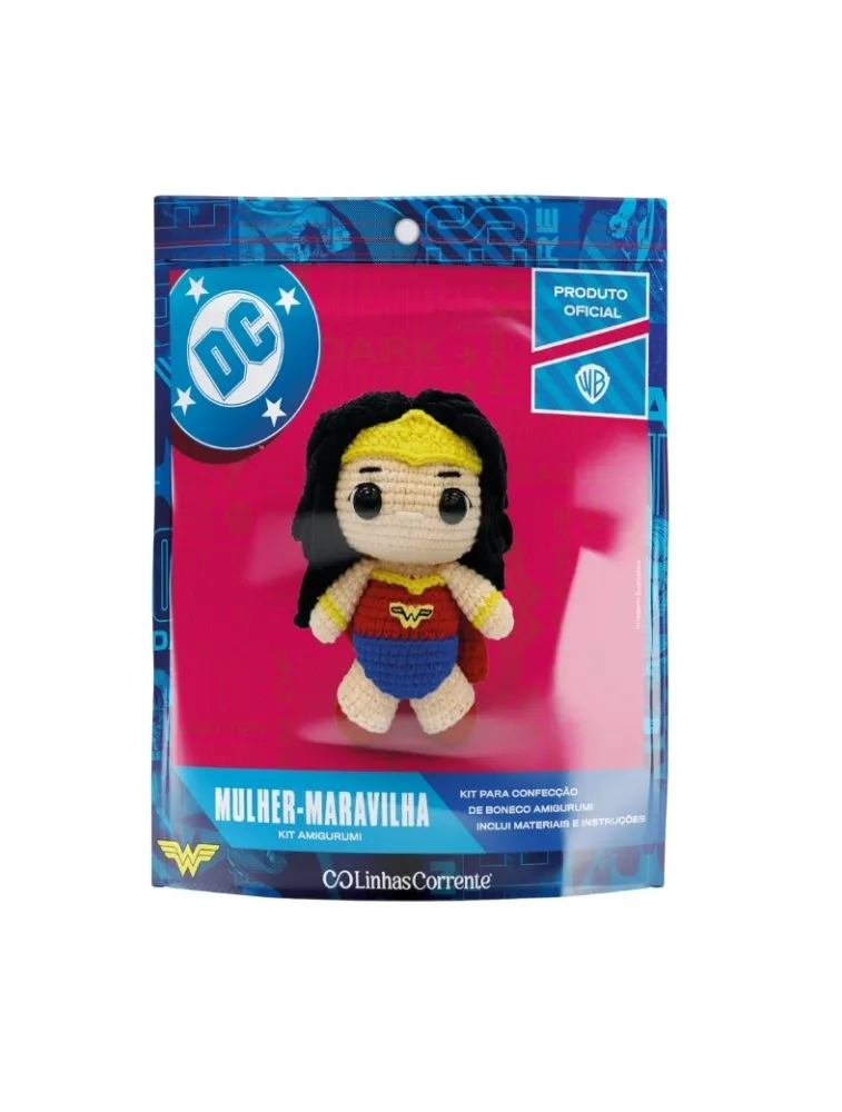 0DCMM KIT AMIGURUMI COATS MULHER MARAVILHA