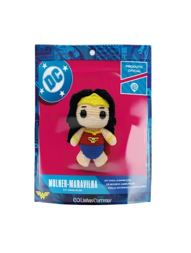 0DCMM KIT AMIGURUMI COATS MULHER MARAVILHA
