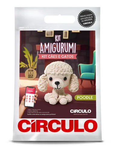 0003 KIT CIRCULO AMIGURUMI CAES E GATOS