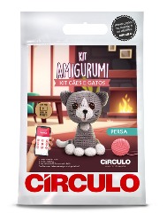 0004 KIT CIRCULO AMIGURUMI CAES E GATOS