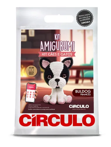 0002 KIT CIRCULO AMIGURUMI CAES E GATOS