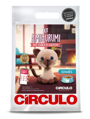 0005 KIT CIRCULO AMIGURUMI CAES E GATOS