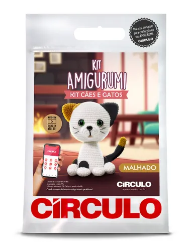 0006 KIT CIRCULO AMIGURUMI CAES E GATOS